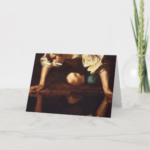 Narcissus Caravaggio Card