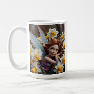 Narcissus Flower Fairy Coffee Mug
