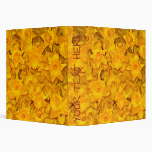 Narcissus Flowers Binder