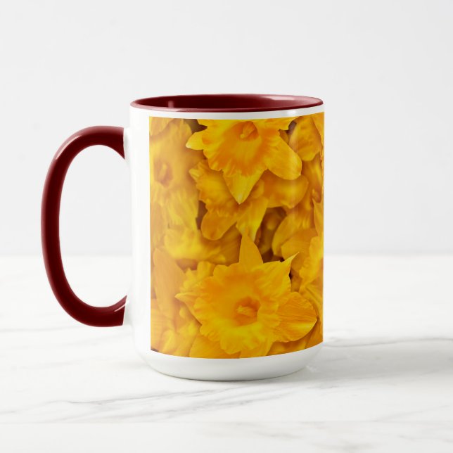 Narcissus Flowers Mug (Left)