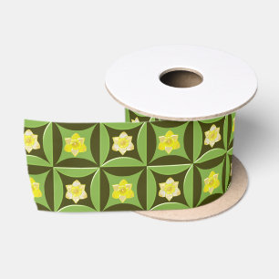 Narcissus in the Hole in the Barn Door Satin Ribbon