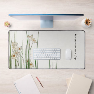 Narcissus jonquilla Flower, Watanabe Seitei Desk Mat