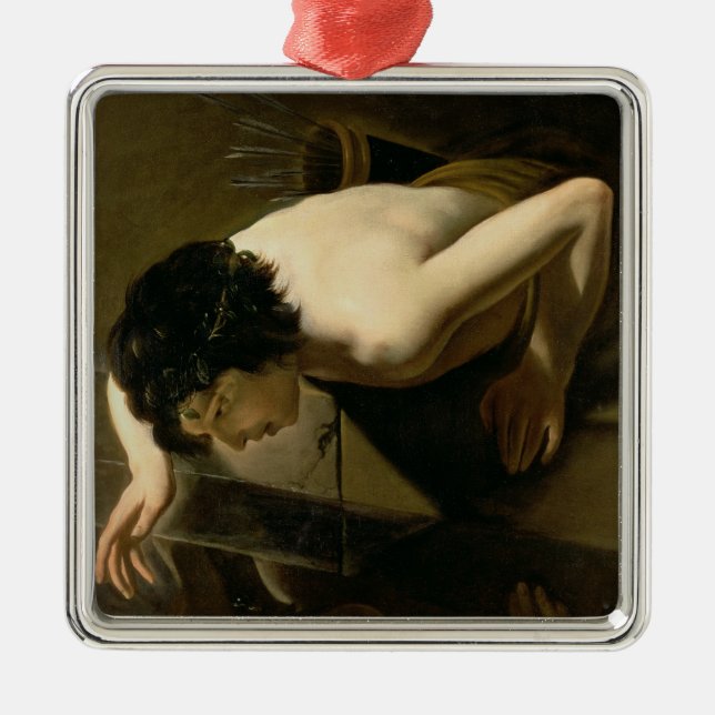 Narcissus Metal Ornament (Front)