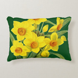 Narcissus (N Tazetta) Decorative Pillow