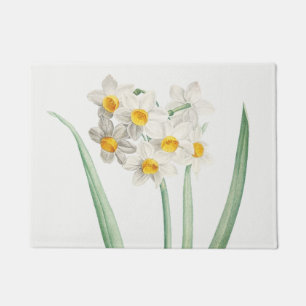 Narcissus, Pierre-Joseph Redouté, 1805 Doormat