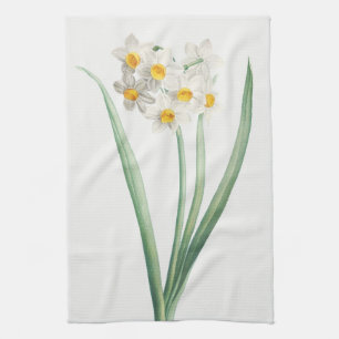 Narcissus, Pierre-Joseph Redouté, 1805 Kitchen Towel