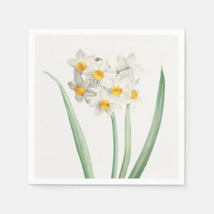 Narcissus, Pierre-Joseph Redouté, 1805 Napkin