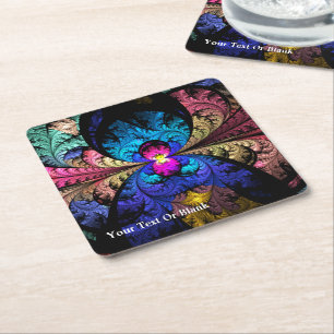 Narcissus Square Paper Coaster