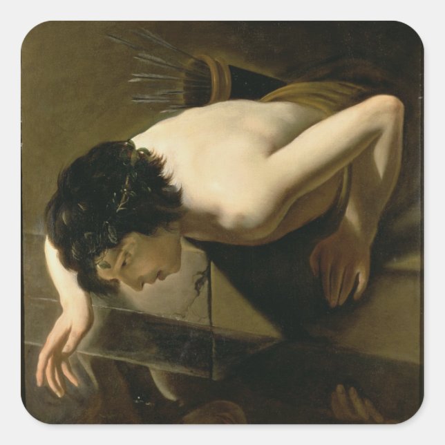 Narcissus Square Sticker (Front)