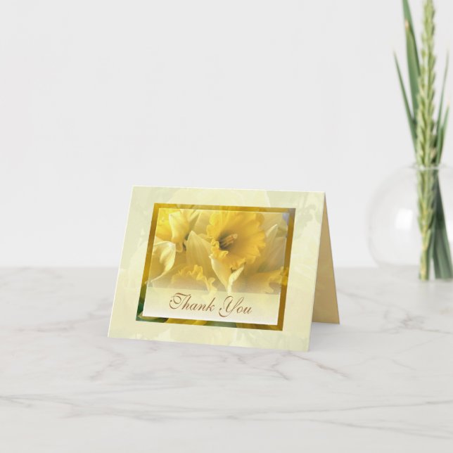 narcissus thank you card (Front)