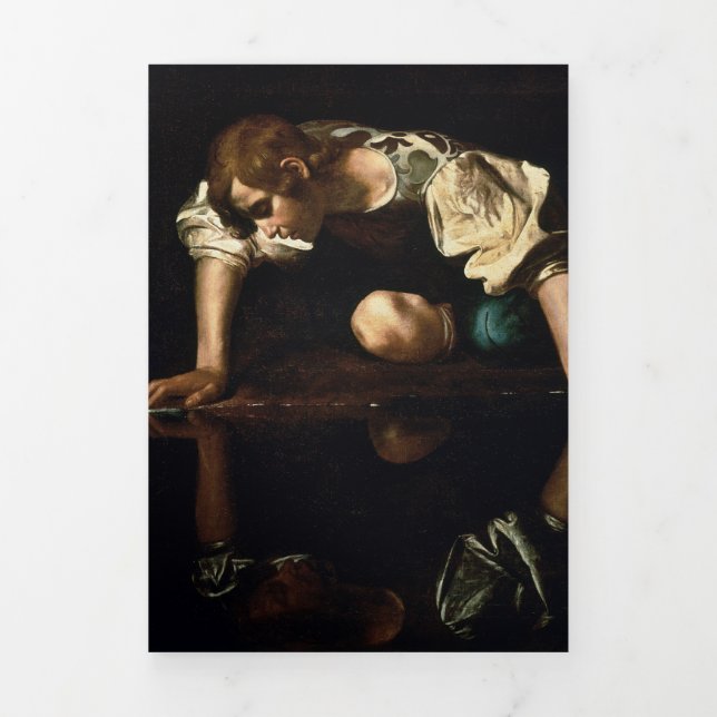 Narcissus Tri-Fold Card (Cover)