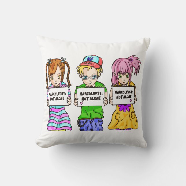NARCOLEPSIE : PAS coussin d'amusement d'ALONE™ (Recto)