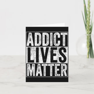 Narcotics Anonymous Addict Lives AA NA Card