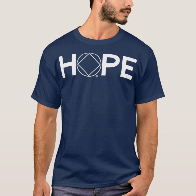 Narcotics Anonymous Hope NA Symbol T  Men Women T-Shirt (Front)