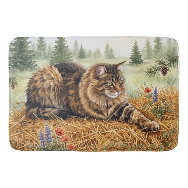 Nari of the Forest Bath Mat (Front)