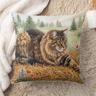 Nari of the Forest Throw Pillow