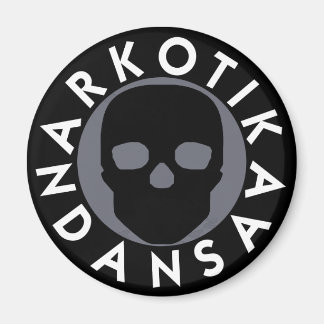 NARKOTIKA LIV Sinker round magnet black N3