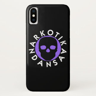 NARKOTIKA LIV Violet coque iPhone X noir N3