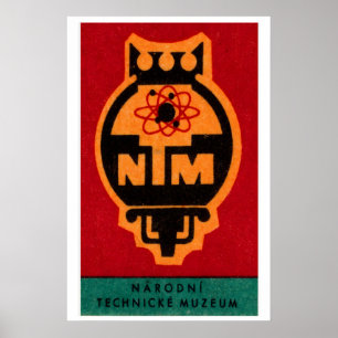 Narodni Technical Museum - Matchbox Print - Czech