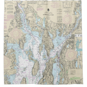 Narragansett Bay Nautical Chart 13221