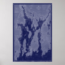 Narragansett Bay Newport Map Nautical Chart Art