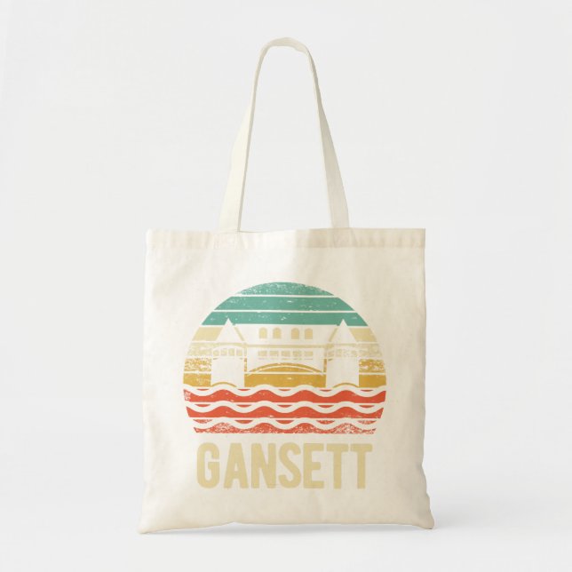 Narragansett - Rhode Island Gansett Retro Vintage Tote Bag (Front)