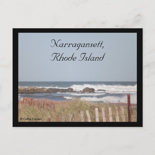 Narragansett, Rhode Island Postcard (Front)