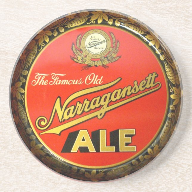 Narragansett Vintage "Beer Tray" Coaster (Front)