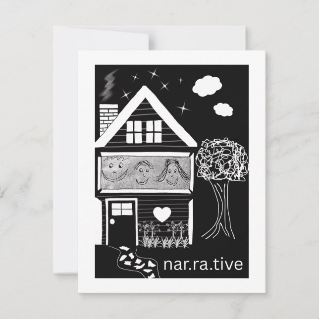 Narrative  holiday card (Front)