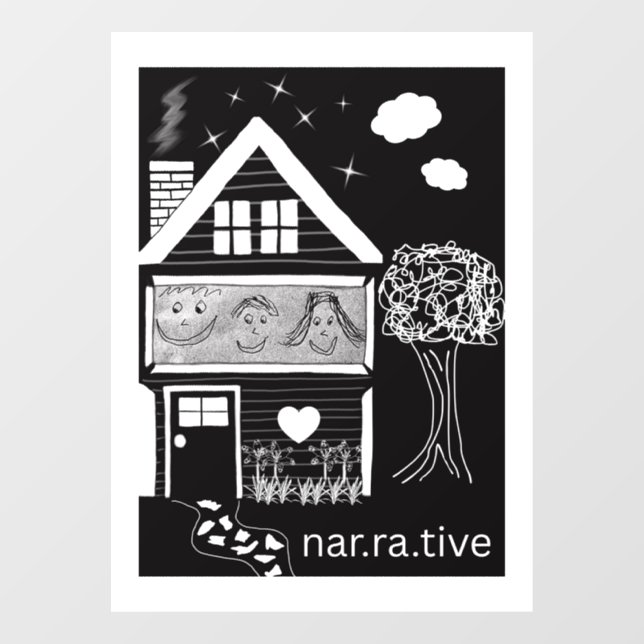 Narrative  window cling (Sheet)
