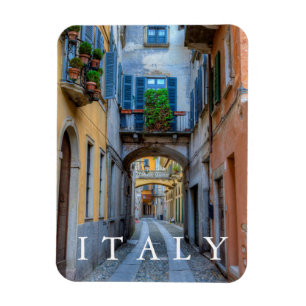 Narrow city street, Italy Magnet