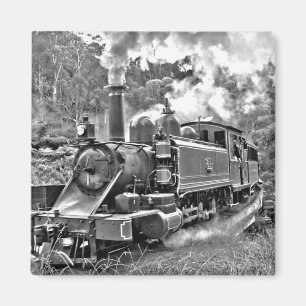 Narrow Gauge Steam Train Puffing Engine Magnet