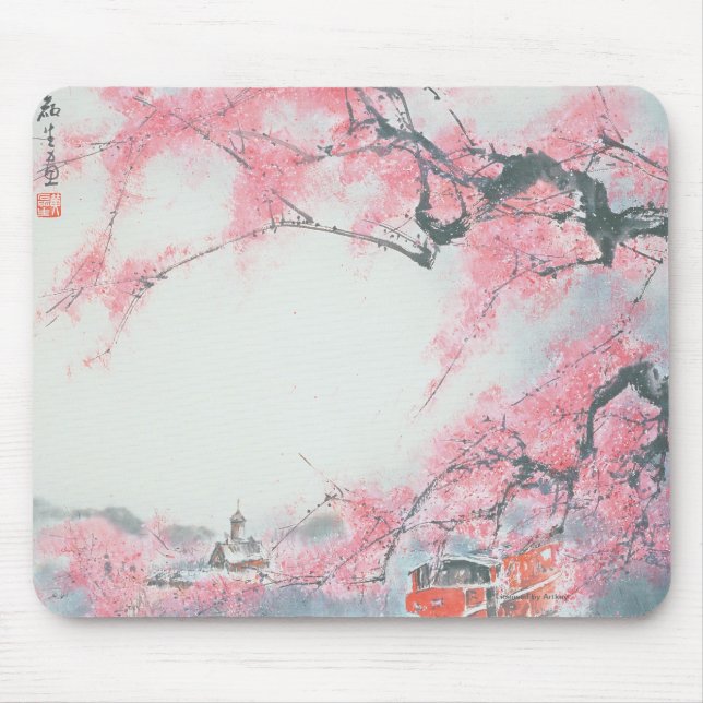 Narrow-railed Train at Mt. Ali Mouse Pad (Front)