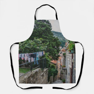 Narrow stone street in Dubrovnik Apron