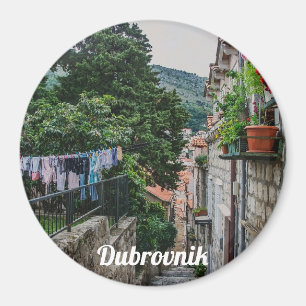 Narrow stone street in Dubrovnik Magnet