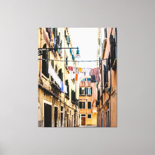 Narrow street in Venice Canvas Print