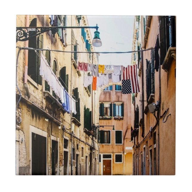 Narrow street in Venice Tile (Front)