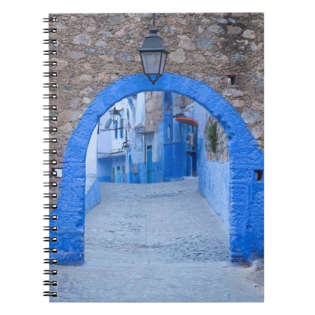 Narrow Street Of Chefchaouen Notebook (Front)
