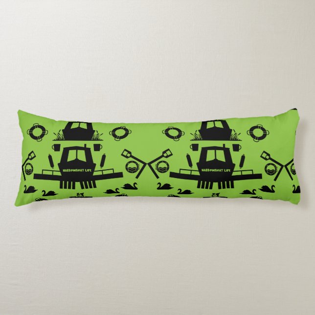 Narrowboat -  Accessories - Canal Boat Gifts Doorm Body Pillow (Front)