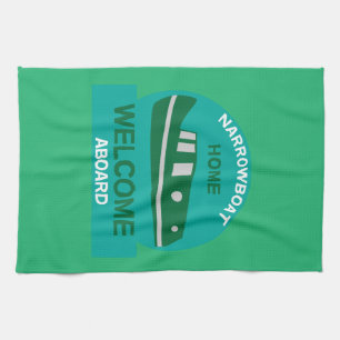 Narrowboat - Accessories - Canal Boat Gifts Kitchen Towel