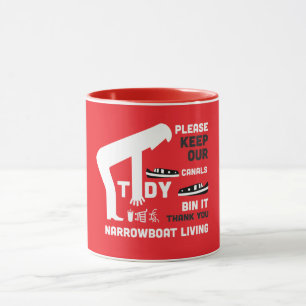 Narrowboat And CanalBoat Keep Our Canals Mug