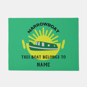Narrowboat Canal Boat Living Doormat