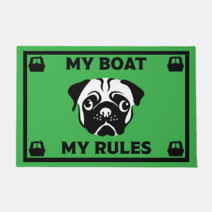 Narrowboat Canalboat Dog Door Mat