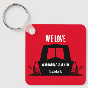 Narrowboat Canalboat For Rent Keychain