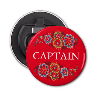 Narrowboat Captain Bottle Opener