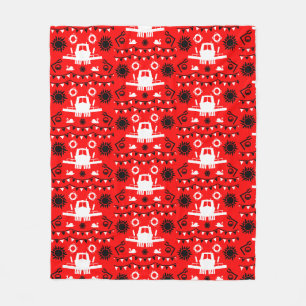 Narrowboat Decor And Gifts Fleece Blanket
