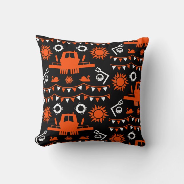 Narrowboat Decor And Gifts Throw Pillow (Front)