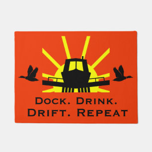 Narrowboat Funny Boat Doormat
