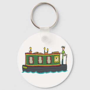 Narrowboat Keychain