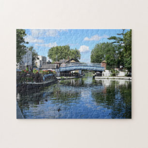 Narrowboat Little Venice London England Jigsaw Puzzle